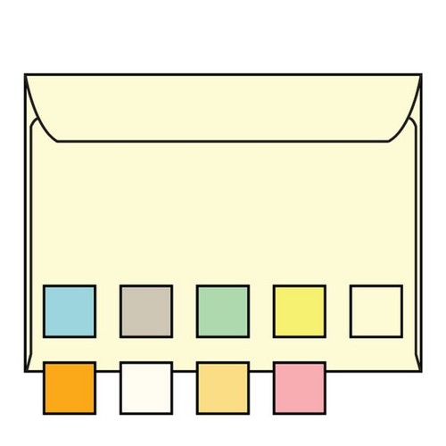 Open side booklet envelopes - side,