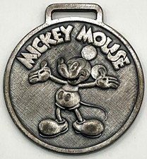 Vintage Walt Disney Productions Mickey Mouse Pocket Watch Fob 