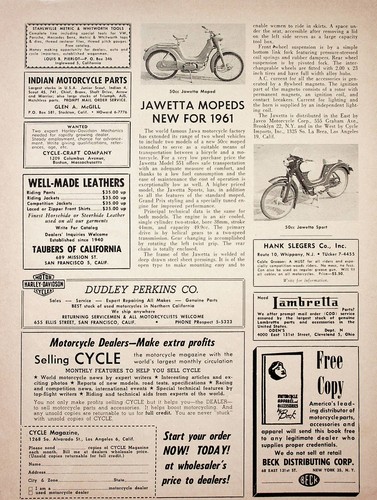1961 jawa jawetta moped - 551, &