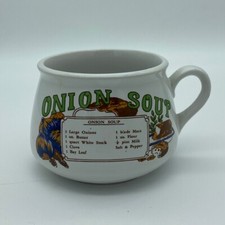 Vintage Soup Recipe Ceramic