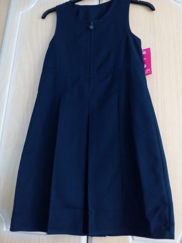 Pleated school pinafore - pinafore, dress