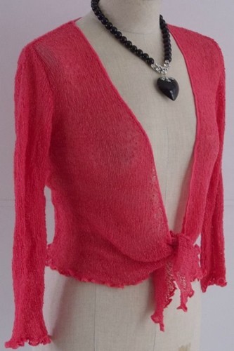 Fine knit shrug bolero - fine,