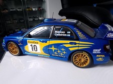 1:18 WRC Rally Autoart Subaru Impreza Makinn 2002 MIB!
