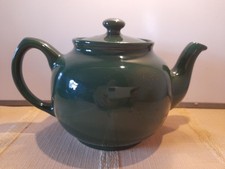 Unbranded British Racing Green 1.75 Pint  Capacity Teapot Excellent Condition 