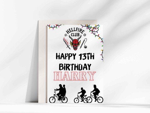 Personalised stranger things - stranger,