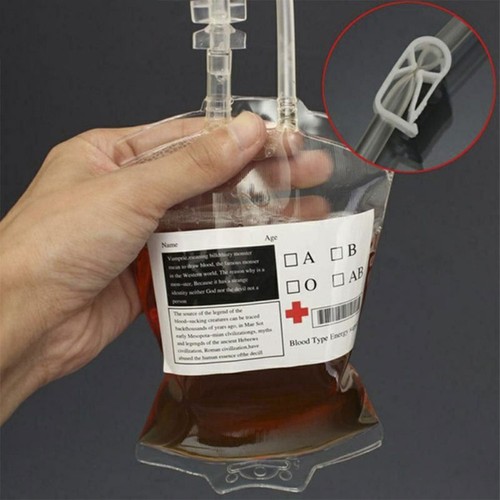 Party drinking blood bag - party,