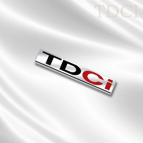 Tdci chrome red badge - badge,