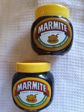 Pair Of Retro Ceramic Marmite