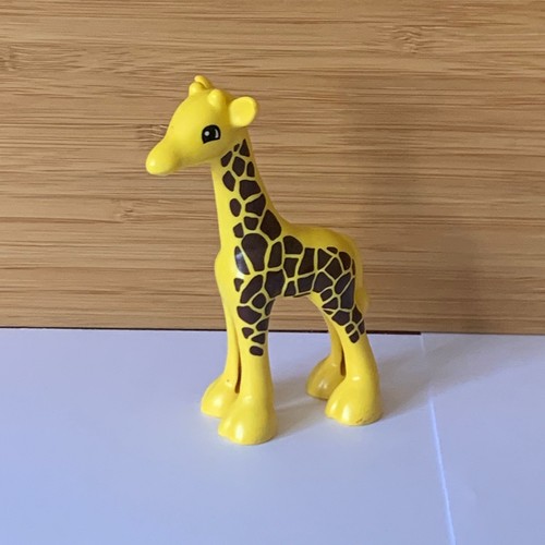 Lego duplo yellow giraffe - giraffe, zoo