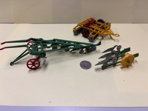 Vintage britains ploughs - 2,