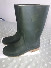 Dunnes Size 6 / Eur 39 Ladies Green Wellies in Good Condition