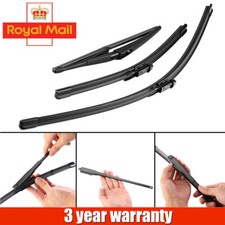 For Vauxhall Opel Corsa D E 2006-14 Front Rear Windscreen Wiper Blades 26"16"12"
