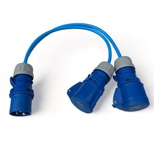 Marten® 230v 16 Amp Plug to 2