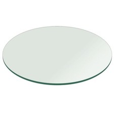 Round Clear Tempered Glass