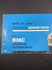 Morris Minor 1000 BMC Approved Accessories 