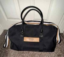 Hugo Boss Parfums Black Duffle Bag / Weekend / Travel / Gym / Holdall