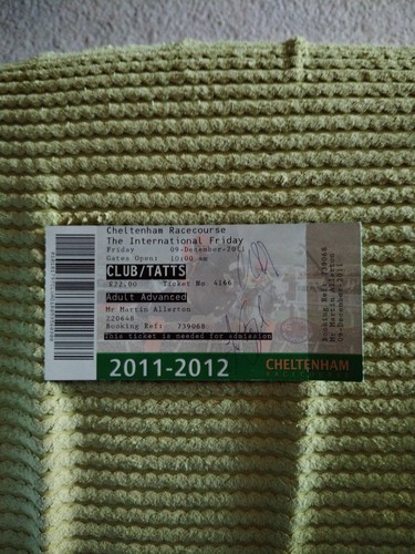 Cheltenham racecourse ticket - racecourse,
