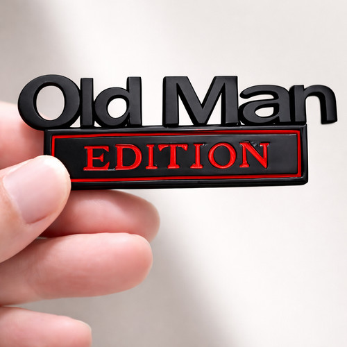 Old man edition - edition, badge