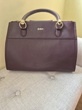 BIBA Burgundy Leather Top