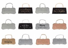 Wall Hanging Glass Plaque Home