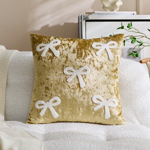 New embroidered bow velvet - embroidered,