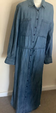 Hush dress 10 blue chambray