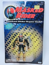 Saban Masked Rider Super Gold Figure 5.25in Vintage 1995 Open Carded Collectable