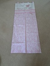 Forever Friends By Izziwotnot Pink Tab Top Curtains BNWOT 