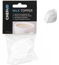 Milk Topper Cap Plastic Handy Top Pouring Reusable Fits Most Bottles Easy Pour