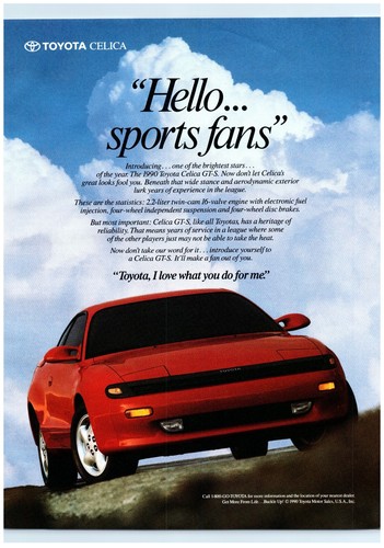 1990 toyota print - 1990,