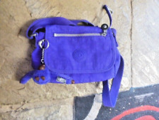 KIPLING SHOULDER CROSS BODY BAG SMALL PURPLE  MONKEY PRESLEY 4100 GOOD COND 4100