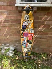 Sector 9 Longboard with custom stickers 