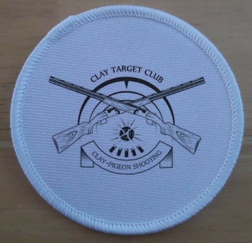 Clay pigeon shooting patch - clay,