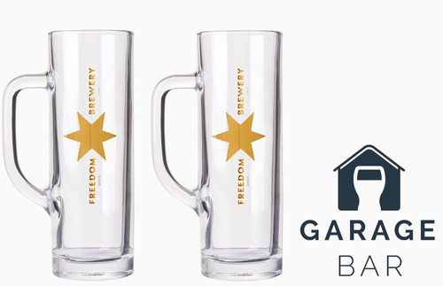 Set freedom beer glasses - set,
