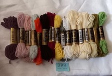 16 Skeins Tapestry Yarn 10m Mixed Colours