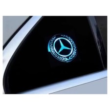 2PCS  Car Triangle Window Atmosphere Light Accessories For Mercedes Benz 
