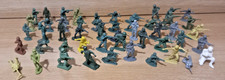 50 Airfix and other makes Toy Soldiers from the 1970's  1/32 Scale war games #14