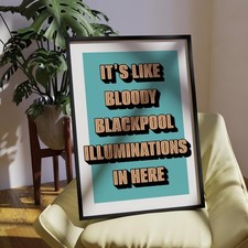 Blackpool Illuminations Print