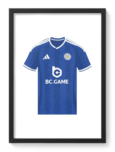 Framed leicester city football - framed,