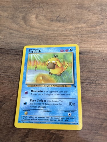 Psyduck pokemon card - 53/62,