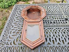 Antique E N WELCH VERDI regulator wall clock case Large American clockmakers