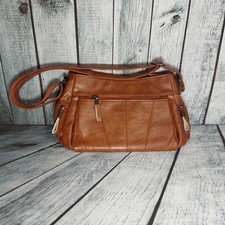 Brown Soft Leather Womens Handbag Shoulder Bag