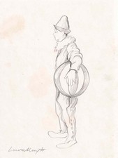 Laura knight original pencil - original,