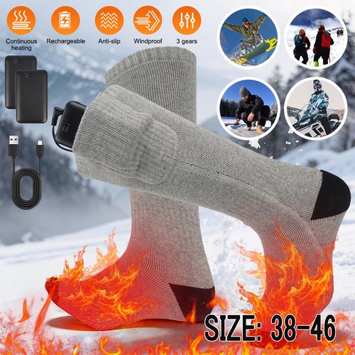 Electric heated socks - heated,