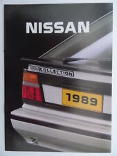 Nissan 1989 UK brochure - Sunny ZX Coupe, 200SX, 300ZX, Micra, Maxima, Prairie..