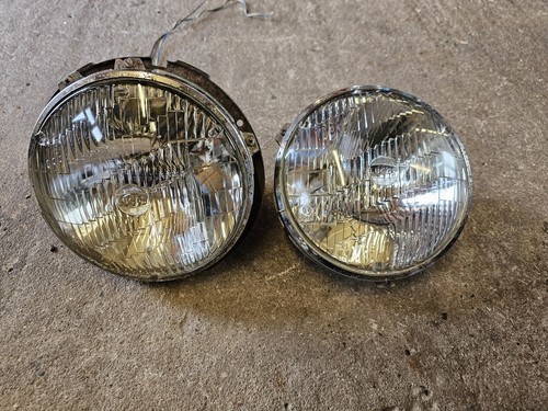 Vintage lucas headlights - lucas,