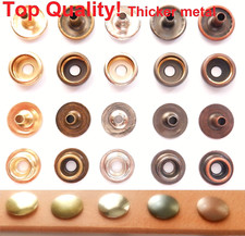 PROFESSIONAL Heavy Duty 15mm Press Studs + Fixing Setting Tool Snap Fasteners