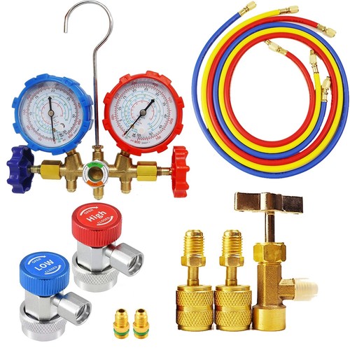 Refrigerant manifold gauge set - refrigerant,