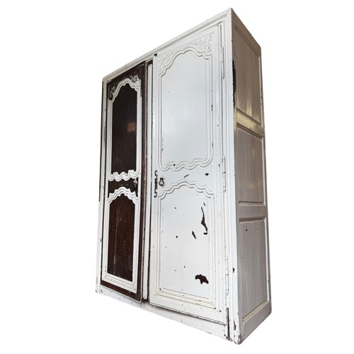 Antique french oak armoire - french,