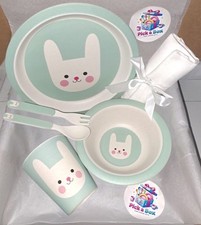 Rabbit Themed Bamboo - 6 Pcs